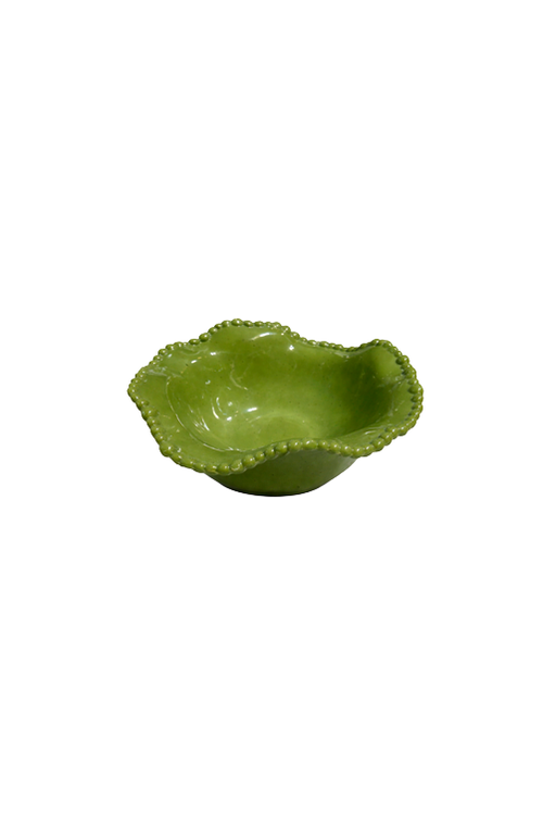 Bowl em Melamina com Borda em Relevo Verde
