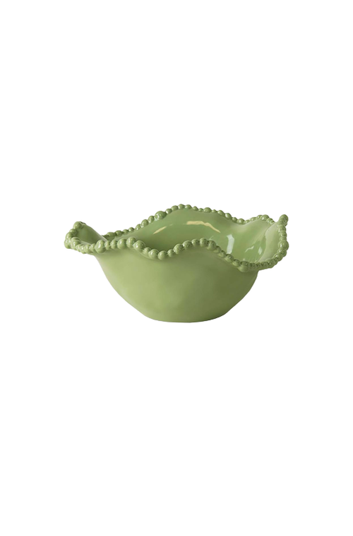 Bowl em Melamina com Borda em Relevo Verde