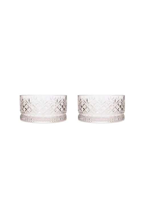 Conjunto de Bowls Diamond em Vidro 460ml 2 Peças