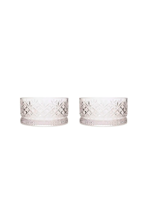 Conjunto de Bowls Diamond em Vidro 460ml 2 Peças