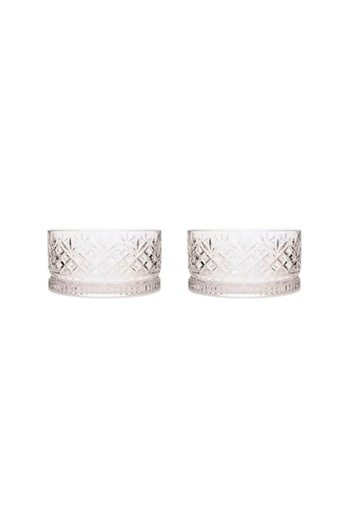 Conjunto de Bowls Diamond em Vidro 460ml 2 Peças