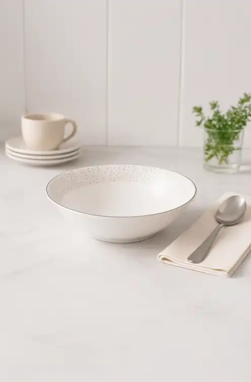 Conjunto de 4 Bowls de Porcelana Golden Dots 250ml