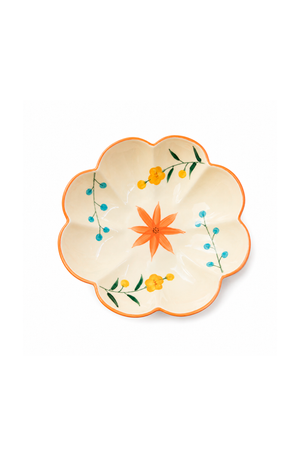Bowl Floral em Cerâmica 22cm