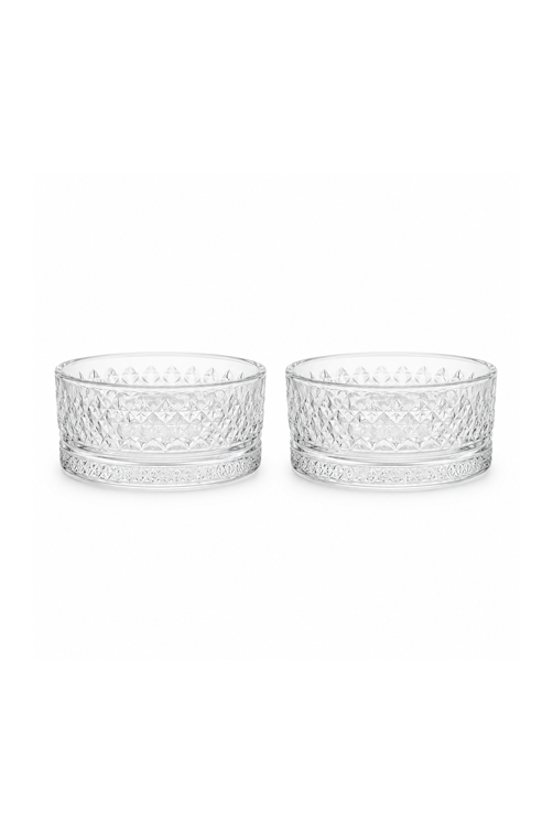 Conjunto de Bowls Leaf em Vidro 460ml 2 Peças