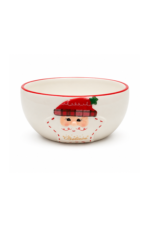 Bowl Dolamita Papai Noel em Cerâmica 550ml