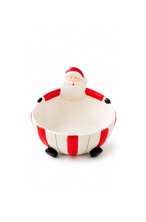 Bowl de Papai Noel em Cerâmica