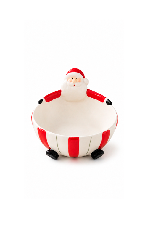 Bowl de Papai Noel em Cerâmica