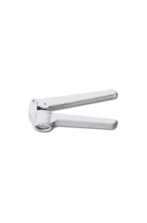 Espremedor de Alho Descomplica de Aço Inox Branco