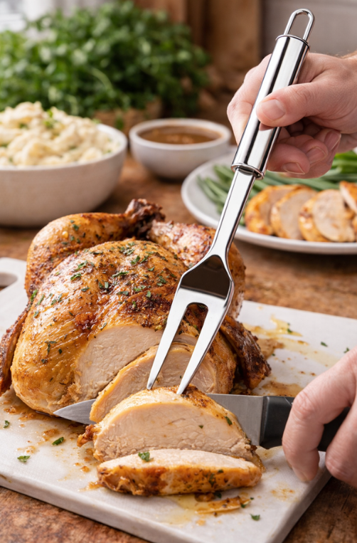 Garfo Trinchante Top Pratic em Aço Inox