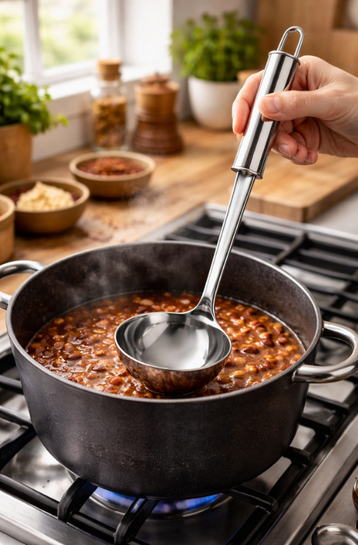 Concha para Feijão Top Pratic em Aço Inox