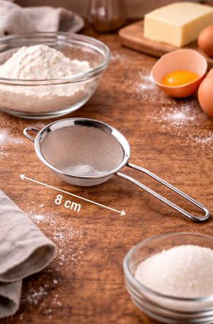 Peneira Top Pratic 8cm em  Aço Inox