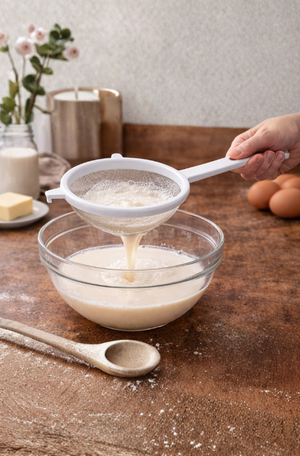 Peneira Top Pratic de Aço Inox com Cabo ABS