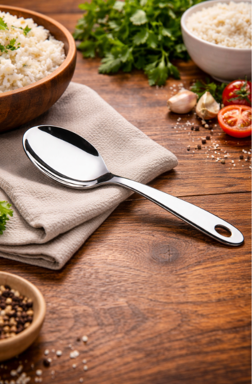 Colher para Arroz Jornata em Aço Inox