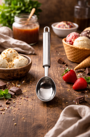 Colher para Sorvete Top Pratic em Aço Inox