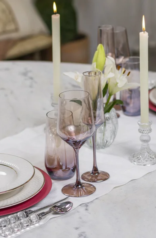 Taça de Vidro para Champanhe Bruma Âmbar 180ml