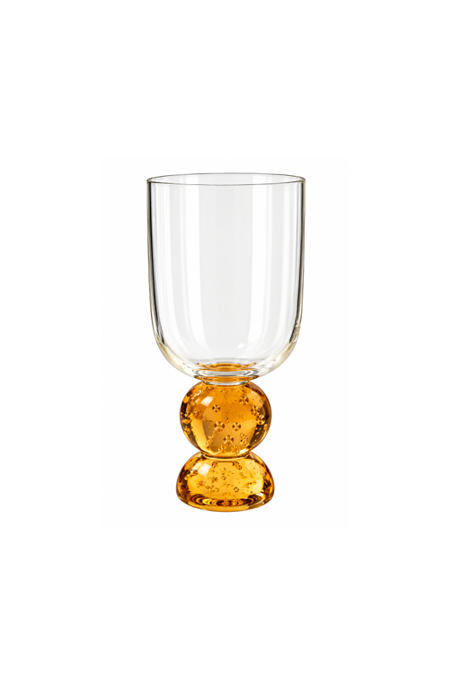 Taça de Água Duquesa Âmbar em Vidro 400ml
