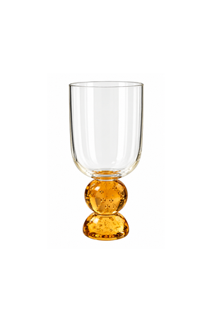 Taça de Água Duquesa Âmbar em Vidro 400ml