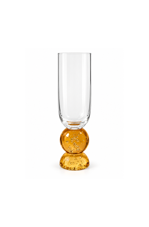 Taça de Champanhe Duquesa Âmbar em Vidro 260ml
