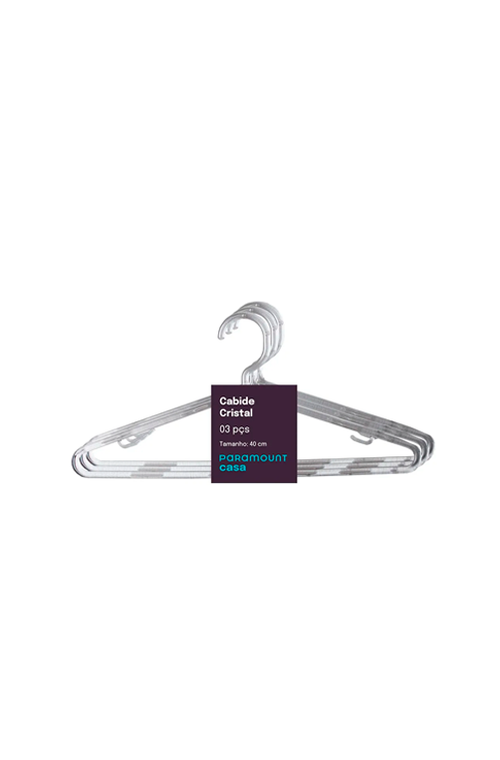 Conjunto de Cabides com 3 Peças