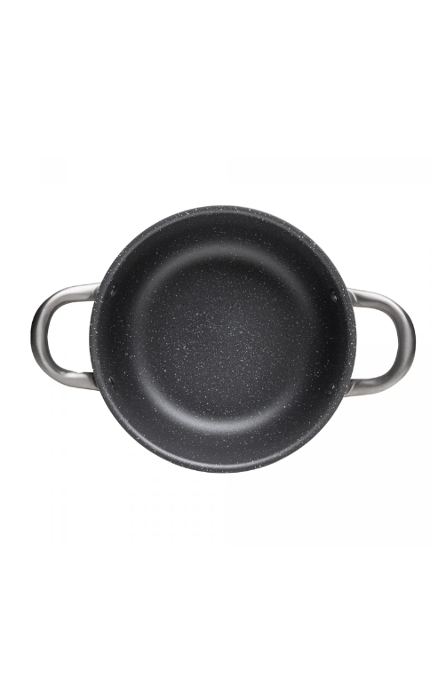 Caçarola de Indução com Tampa Prime Cook 22cm Cinza com Revestimento Antiaderente
