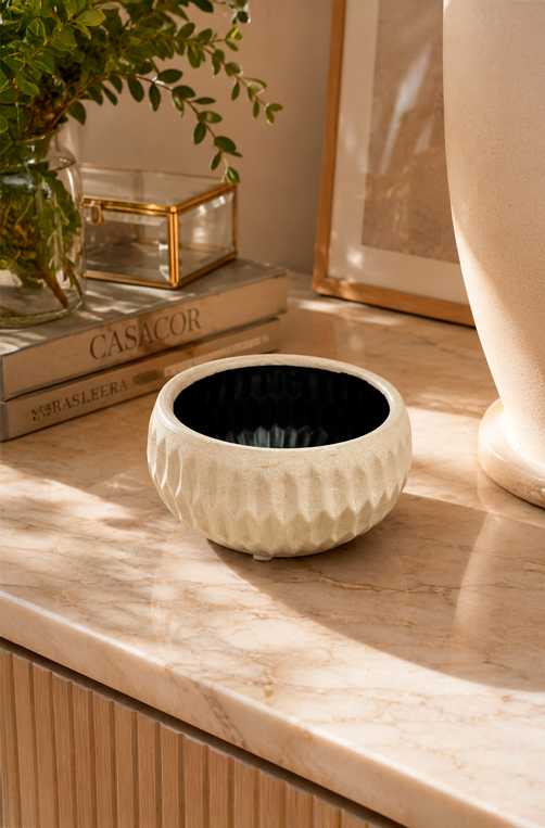 Cachepot Decorativo Off White
