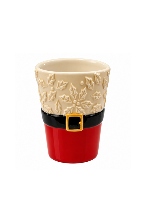 Cachepot Noel Natalino em Cerâmica 12cm