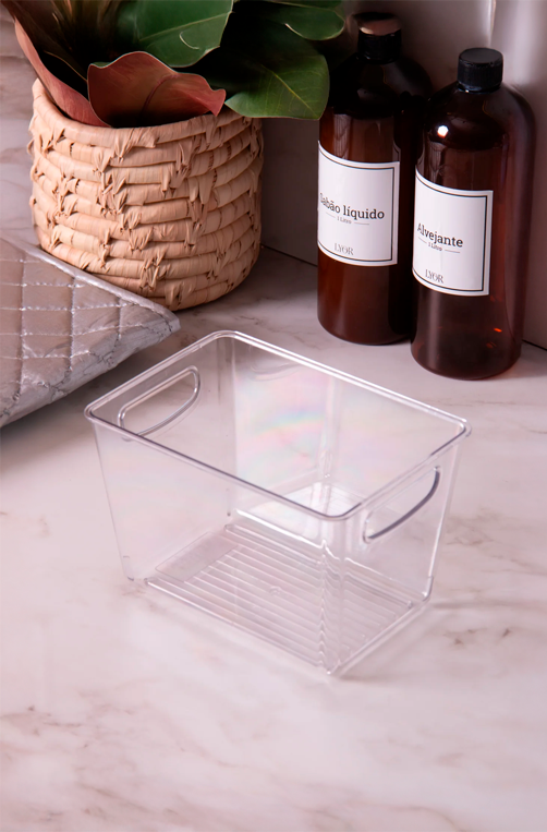 Caixa Organizadora com Alça My Box Plástico Pequeno