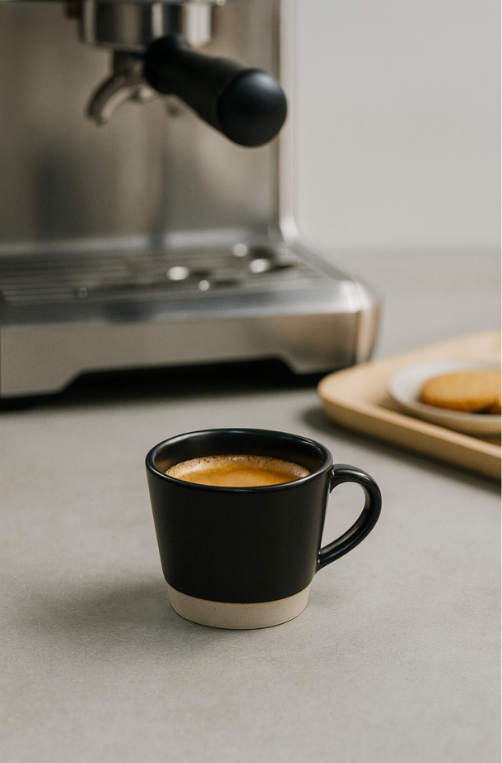 Caneca Caffaro Cerâmica Chumbo 90ml