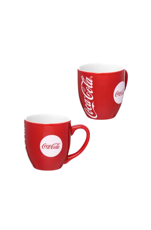Caneca de Porcelana Coca-Cola Vermelha 300ml