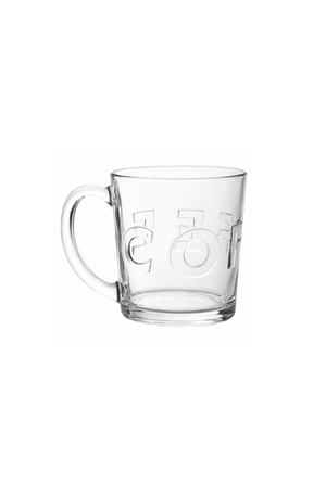 Conjunto de 3 Caneca Florende Vidro 340ml