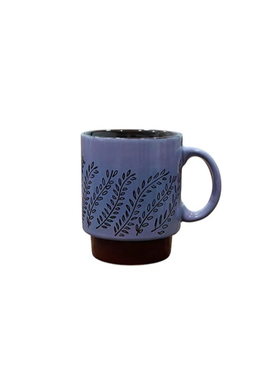 Caneca Empilhavel Murale Ceramic Lilás 300ml