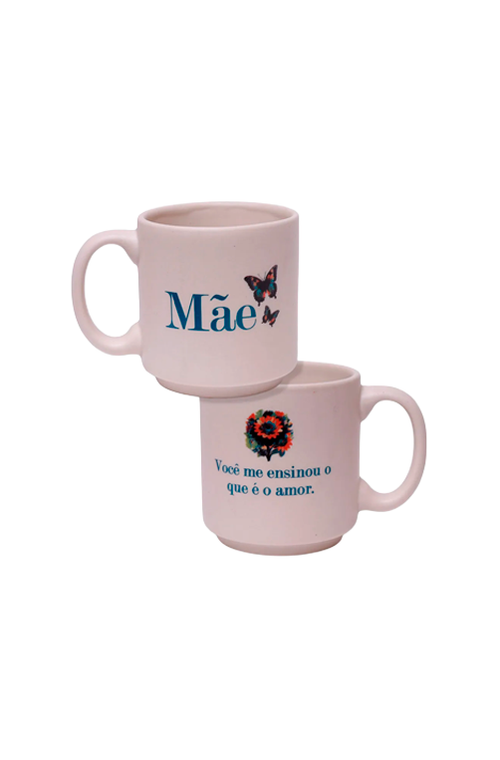 Caneca Mini Tina Mãe Você me Ensinou 100ml
