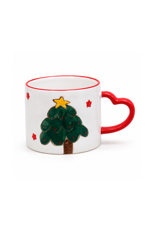 Caneca Natalina Sortida em Cerâmica 300ml