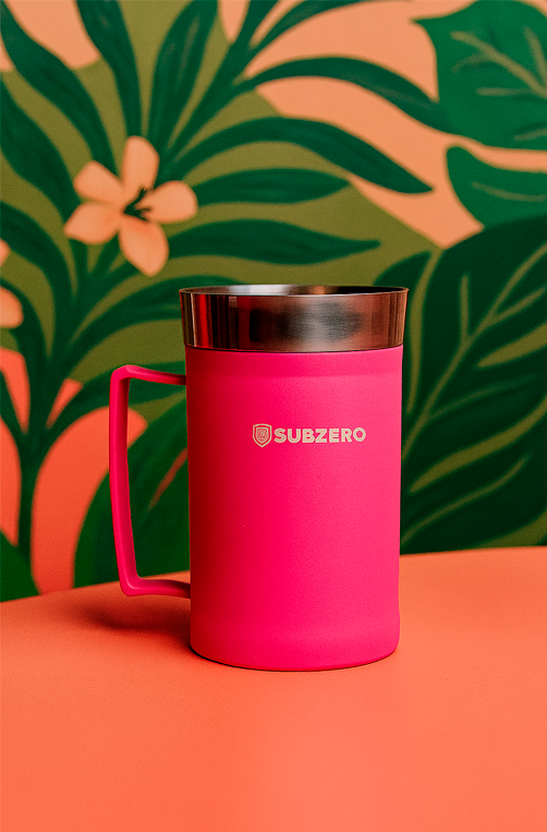Caneca Sub Zero em Aço Inox com Alça 500ml