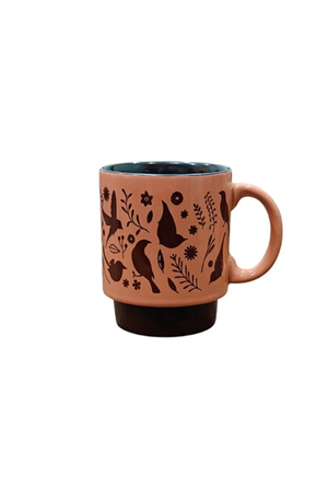 Caneca Empilhável Murale Ceramic Terracota 300ml