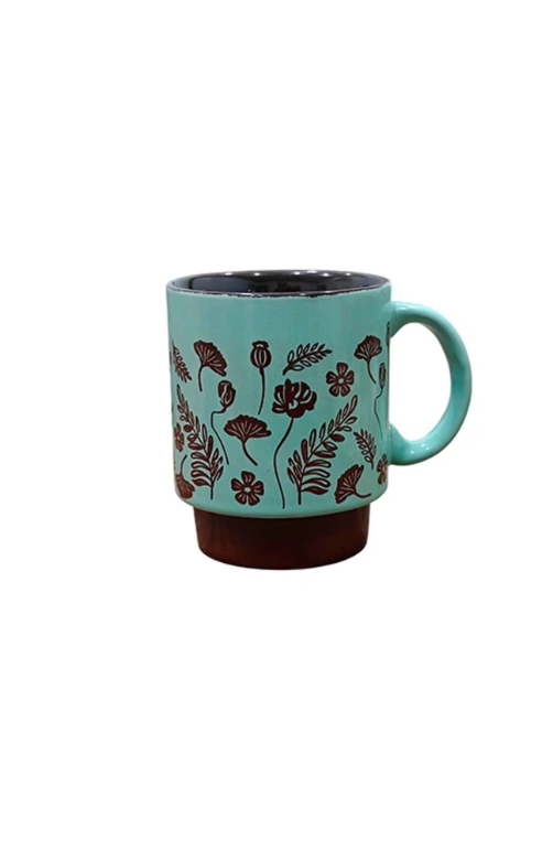 Caneca Empilhável Murale Ceramic Verde 300ml