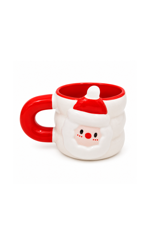 Caneca Natalina Sortida em Cerâmica 340ml