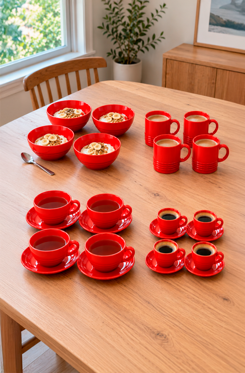 Kit 19 - Linha Le Chef Vermelho