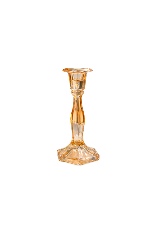 Castiçal Royale Âmbar Médio