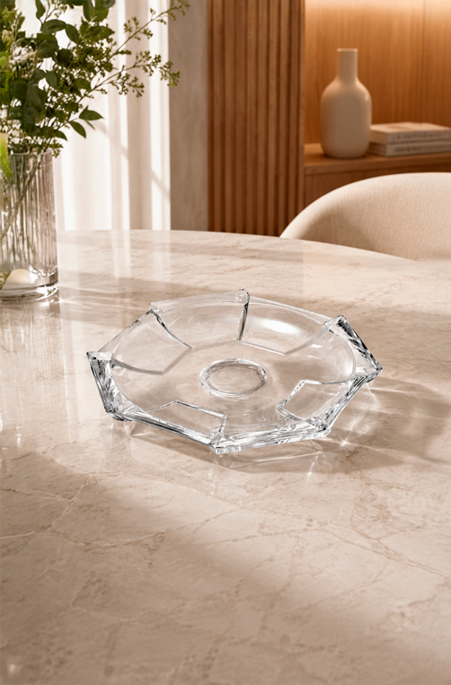 Centro de Mesa Stage em Cristal