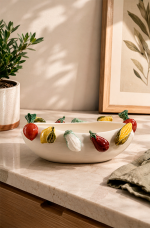 Centro de Mesa Decorativo de Legumes
