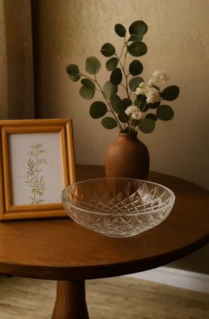 Centro de Mesa de Vidro Cristal