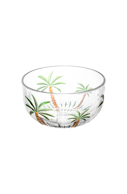 Centro de Mesa Palm Hand Painting