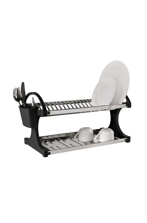 Escorredor Suprema para 20 Pratos com Porta Talheres