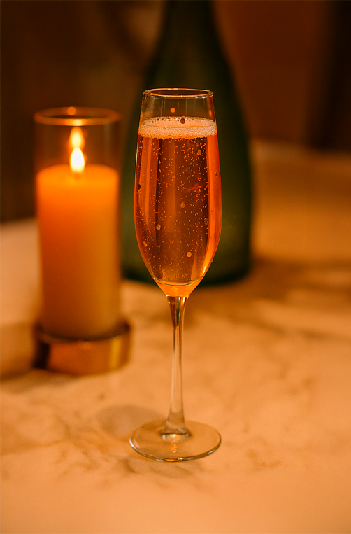 Conjunto de Taças para Champanhe Dots 240ml 4 Peças