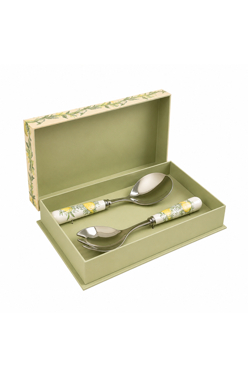 Conjunto de Talheres para Salada Limone em Aço 2 Peças