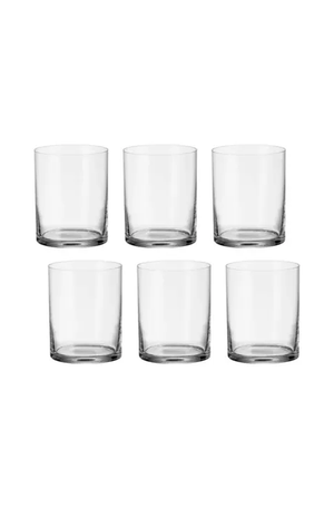 Conjunto de Copos Baixo Larus em Cristal 320ml 6 Peças