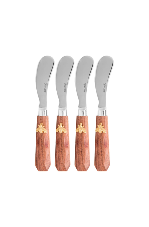 Conjunto de Espátula New Bee em Inox 4 Peças