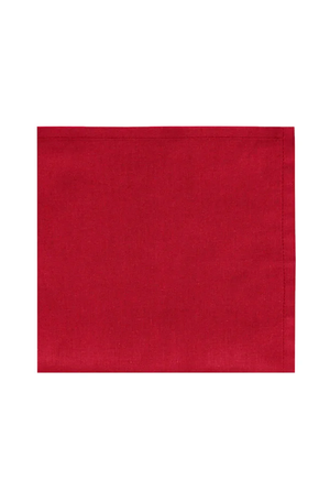 Guardanapo Home Liso Vermelho 45X45cm 4 Peças