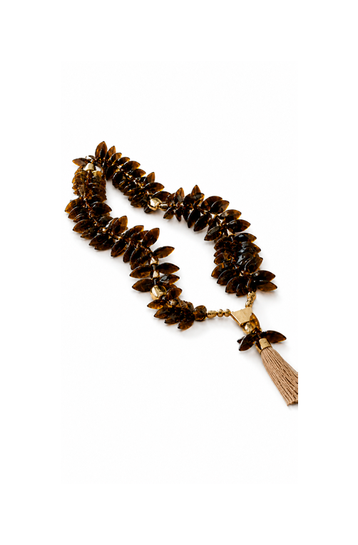 Colar de Mesa Decorativo Pai Nosso Petala e Tassel